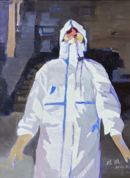 天使的身影(海南分行吴根波)