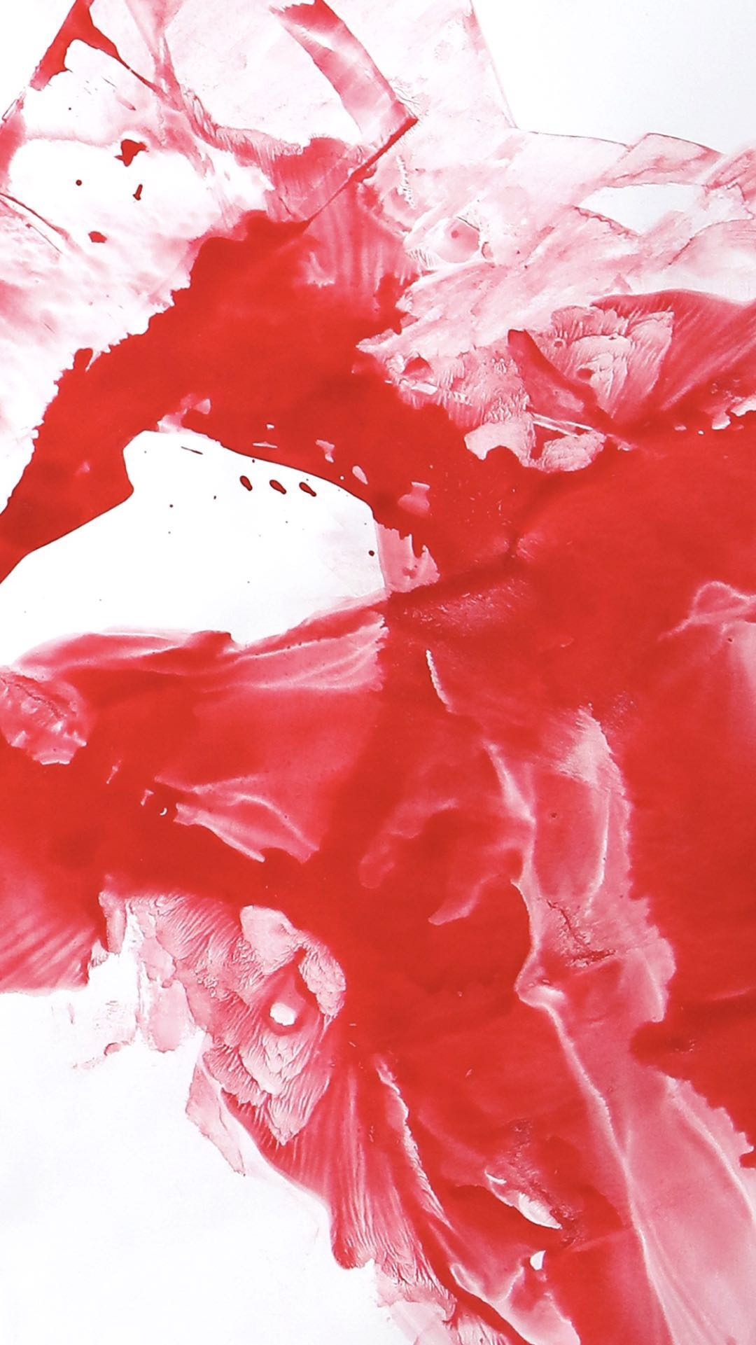 金融家,艺术家唐双宁先生的绘画——t抽象//红色系列之五